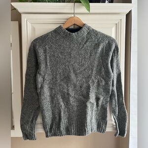 Margaret Howell Wool Sweater Grey Knit Size 2 Women Made in Japan MHL
